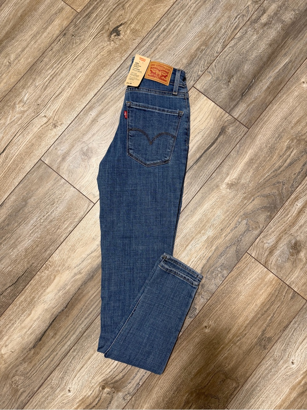 Levi's 721 high rise skinny Jeans size 24 NWT